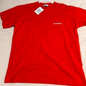 Balenciaga Red T- Shirt